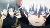 Geto's appearance after many years in front of Gojo (Image Source: MAPPA Studio)