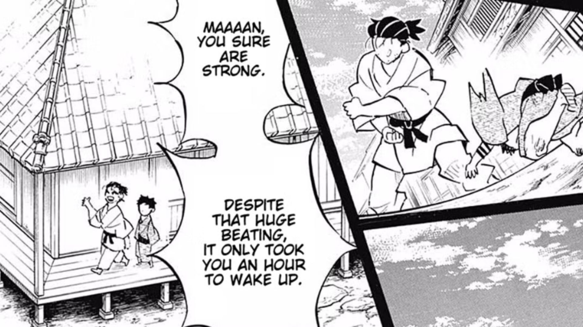 Keizo and Akaza (Image Credits: Shueisha)