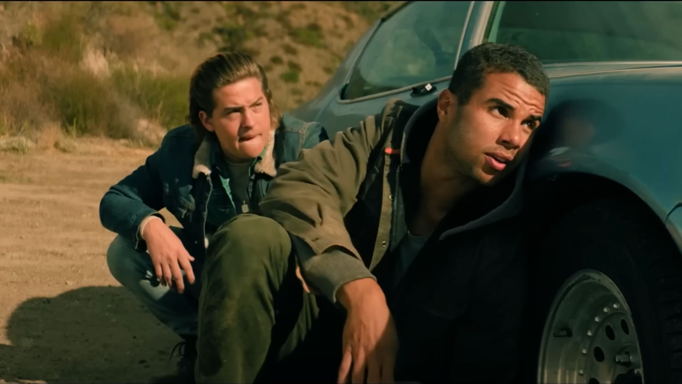 Dylan Sprouse and Mason Gooding in a new action thriller  (Image via YouTube/ONE Media Coverage)