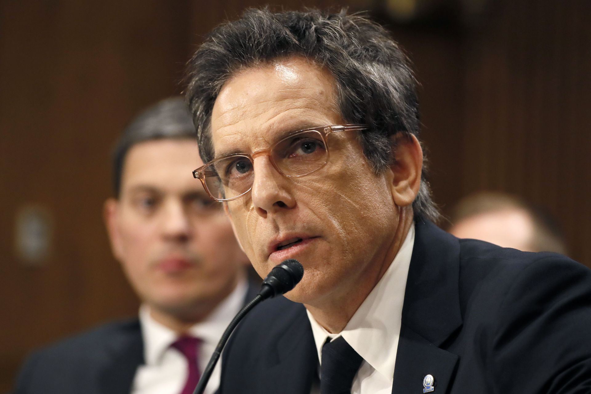 Actor Ben Stiller Attends Senate Foreign Relations Committee Hearing On Humanitarian Impact Of Syrian War - Source: Getty