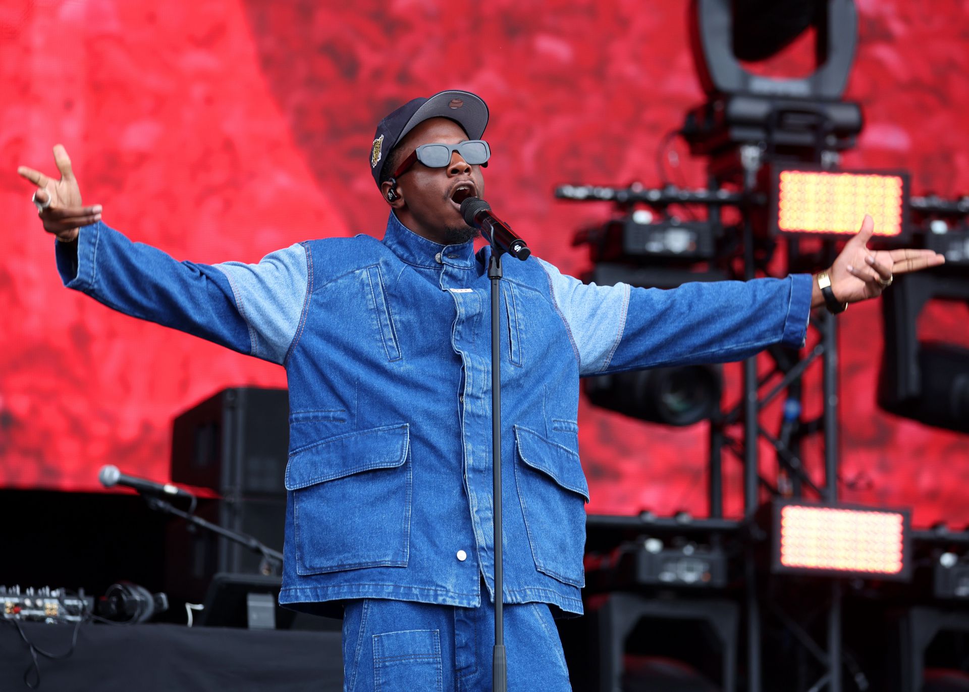 Joey Bada$ at Wireless Festival 2023 (Image via Getty)