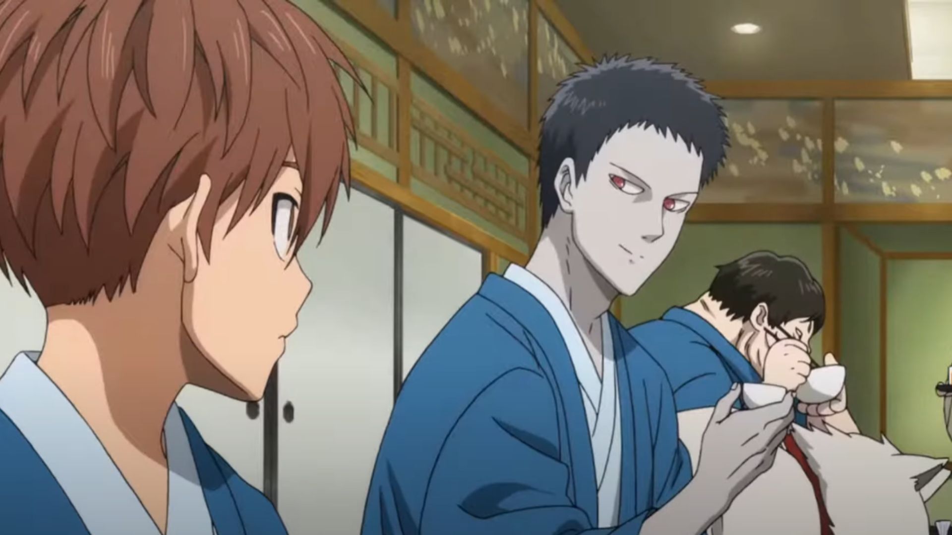 Zombieman as seen with other S-Class Heroes (Image Source: Studio J.C. Staff)