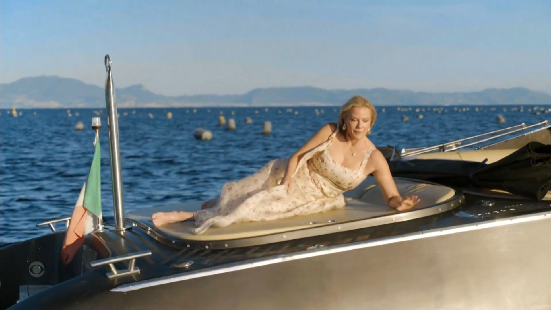 Brooke eyes up the water on The Bold and the Beautiful | Image: CBS