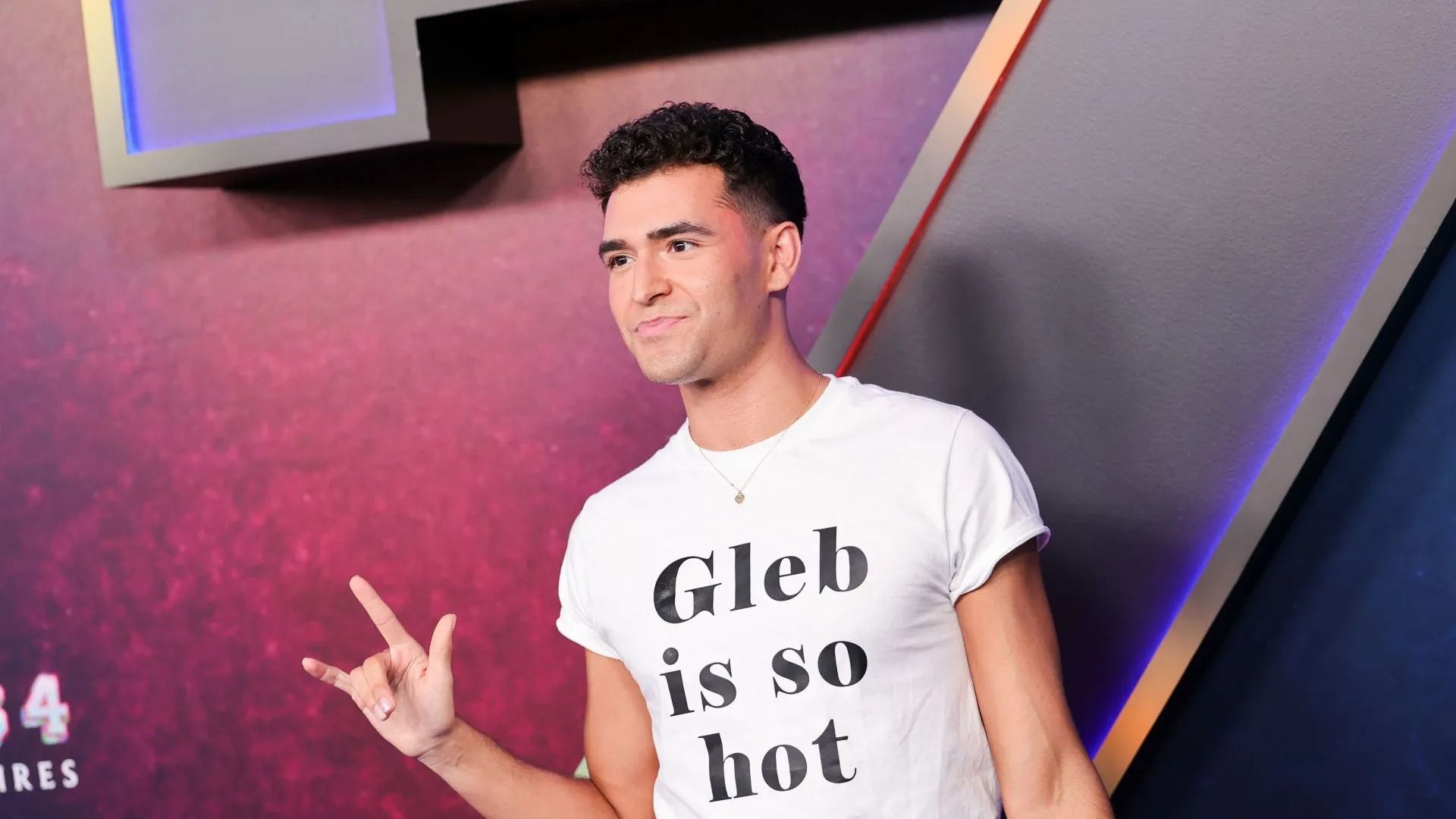 Ezra Sosa arrives at the world premiere of Disney