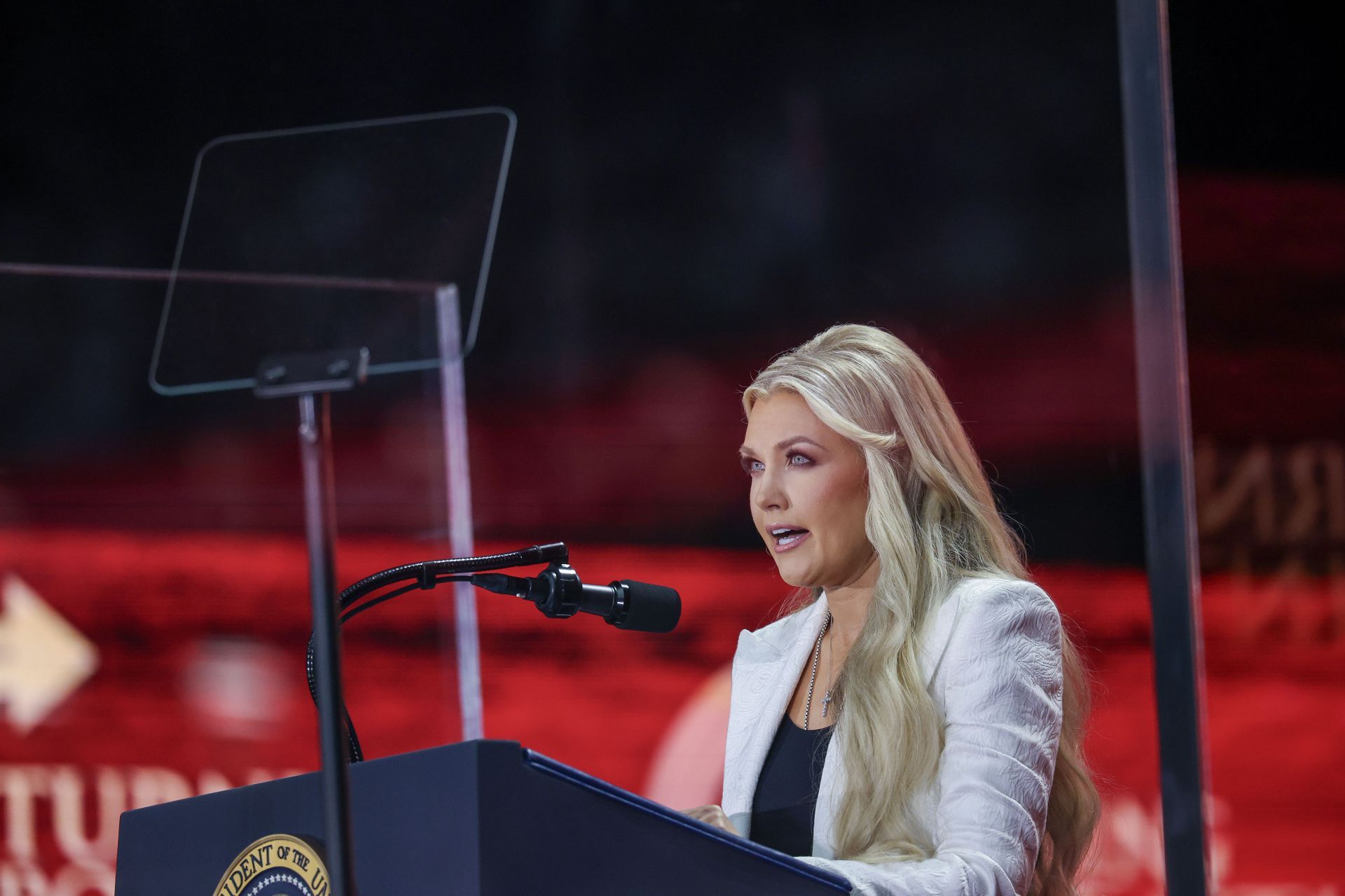 Memorial Service Held For Slain Conservative Activist Charlie Kirk At State Farm Stadium - Source: Getty