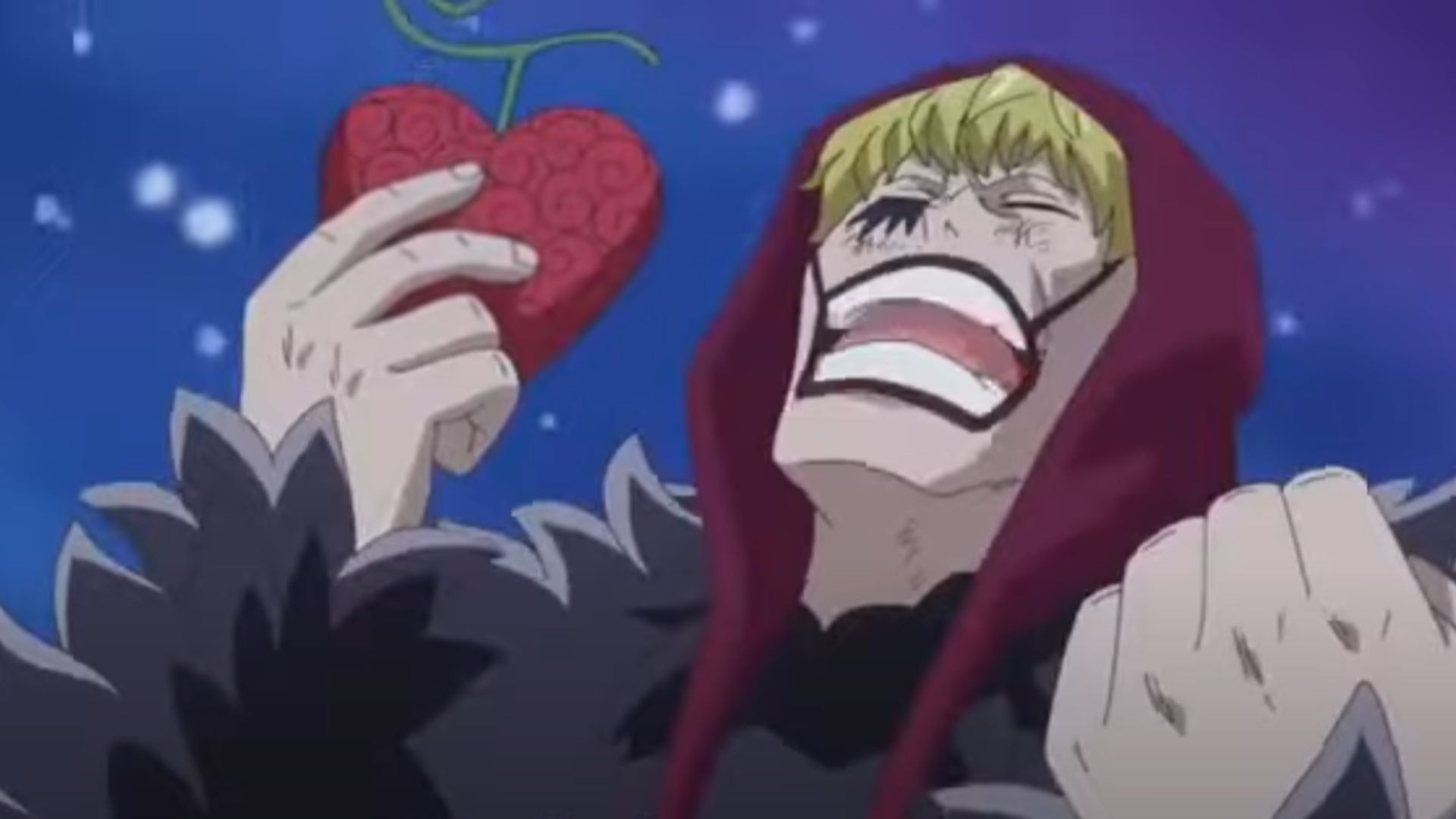 The heart-shaped Ope Ope no Mi in One Piece (Image Source: Toei Animation)