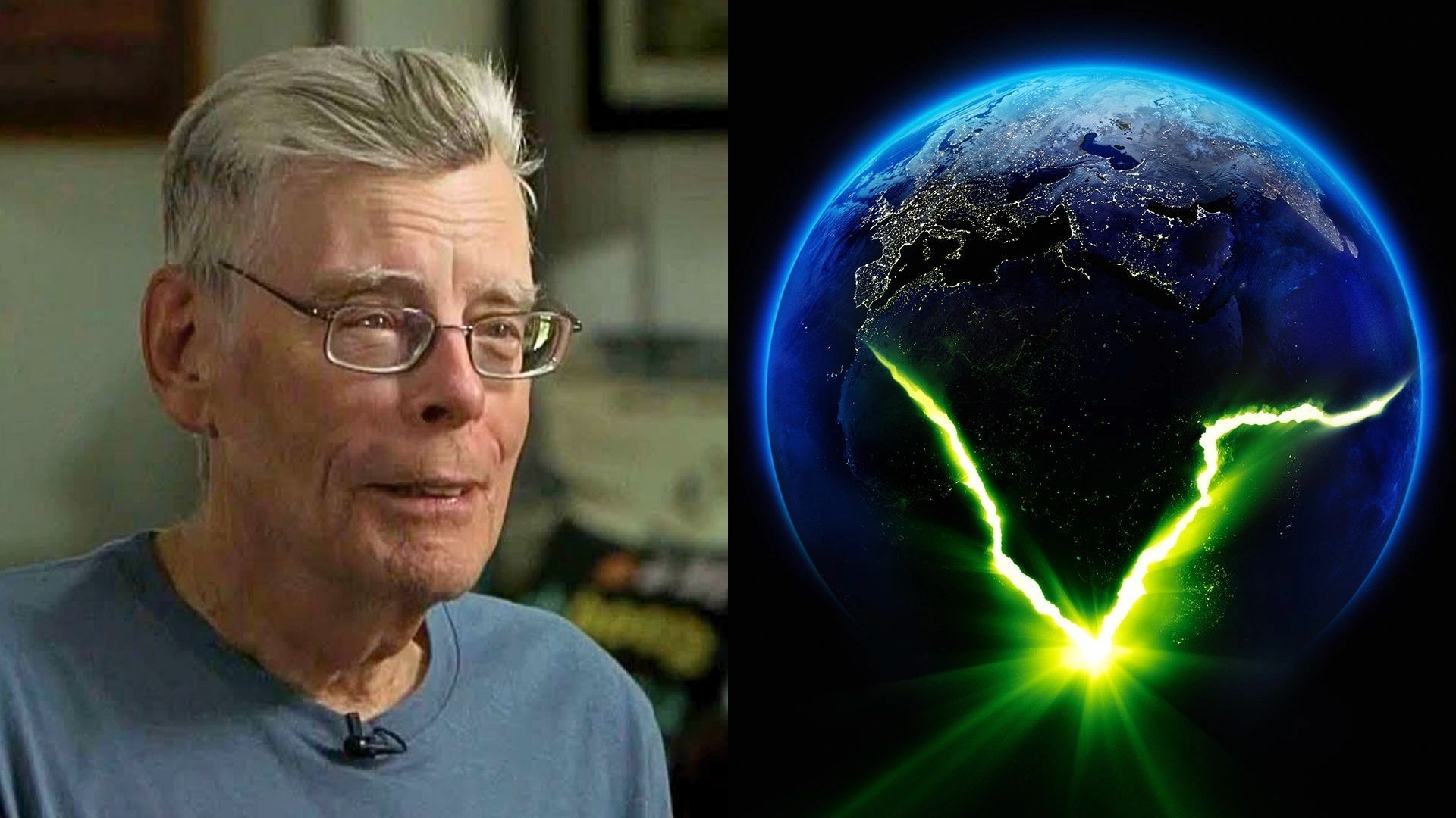 Stephen King praised FX&rsquo;s Alien: Earth, calling it his favorite entry in the franchise (Images via YouTube/PBS NewsHour and FX)