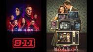 9-1-1 and WandaVision | Images via ABC and Disney+