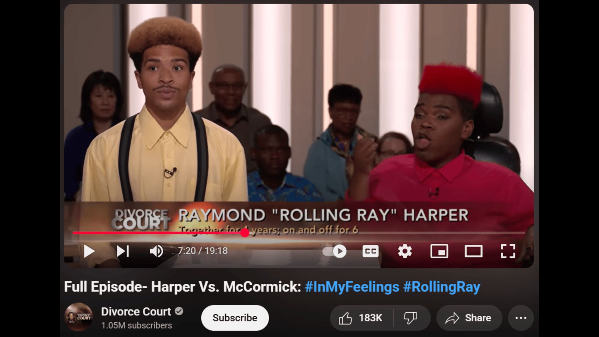 Rolling Ray with his ex-boyfriend Roland (Image via YouTube)