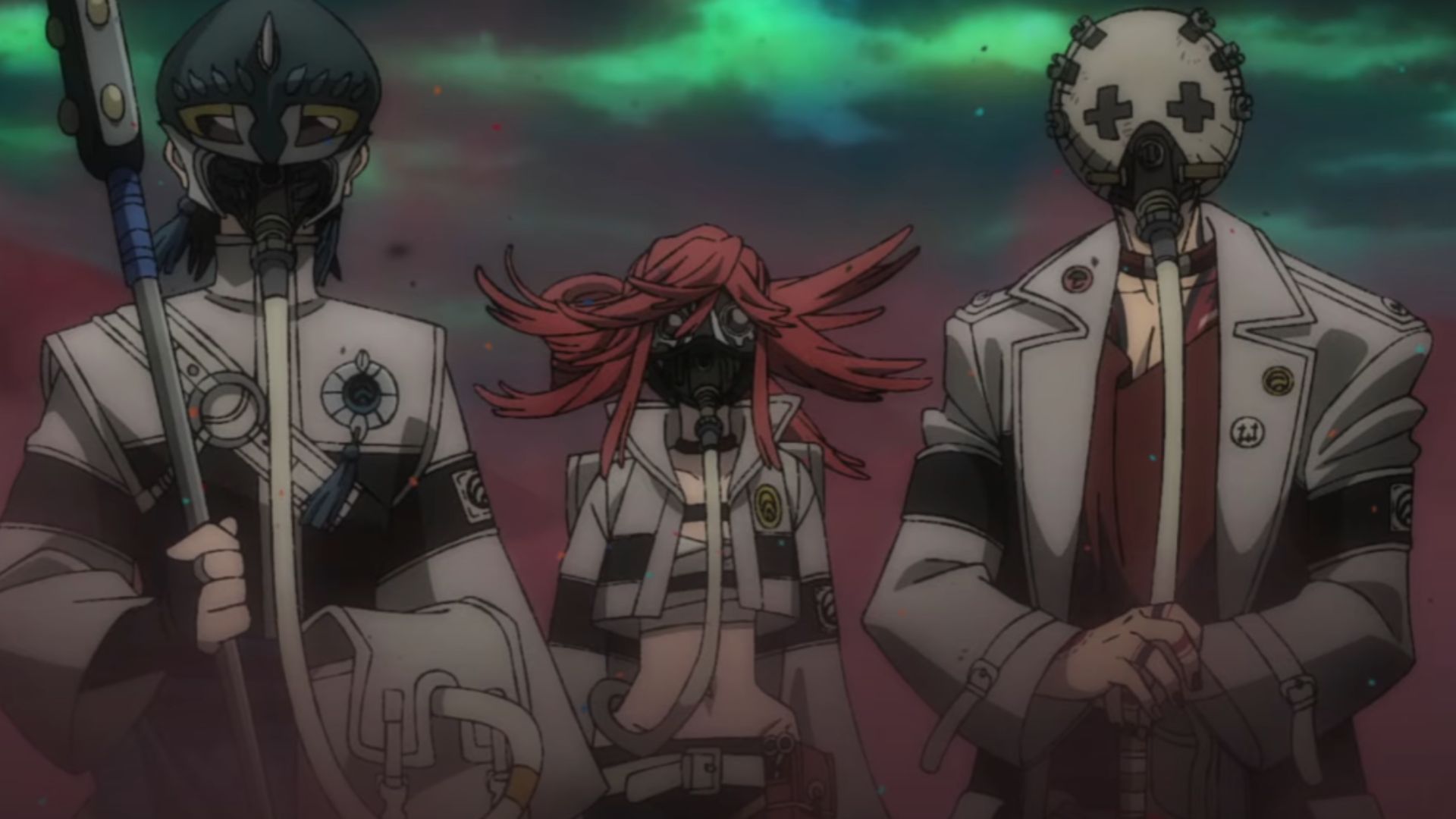 Eijin and his group, as seen in No Man&#039;s Land (Image Source: Studio Bones)