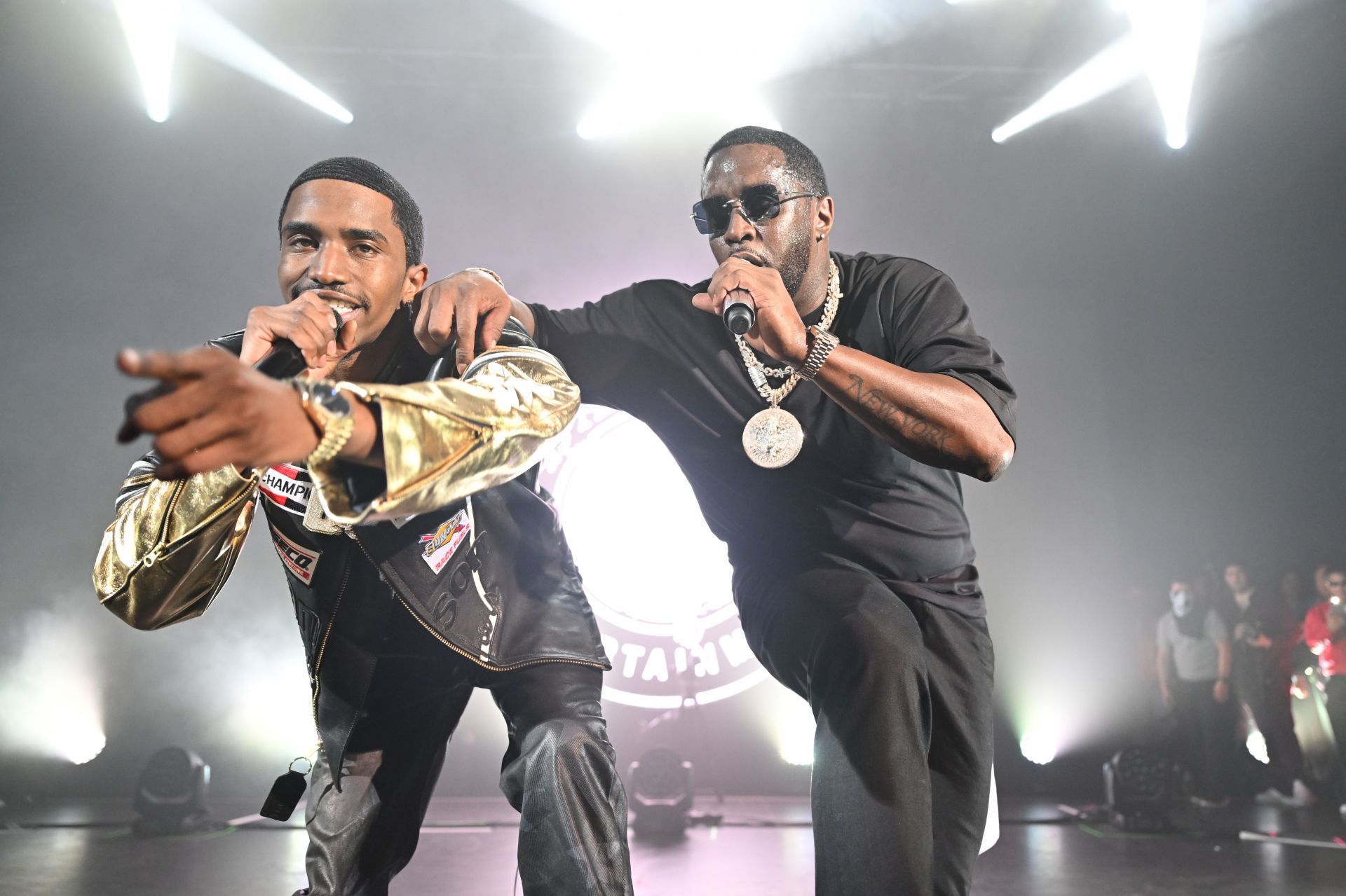 Giggs And Diddy Perform At O2 Shepherd