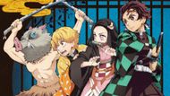 Inosuke, Zenitsu, Nezuko, and Tanjiro (Image Credits: Ufotable)