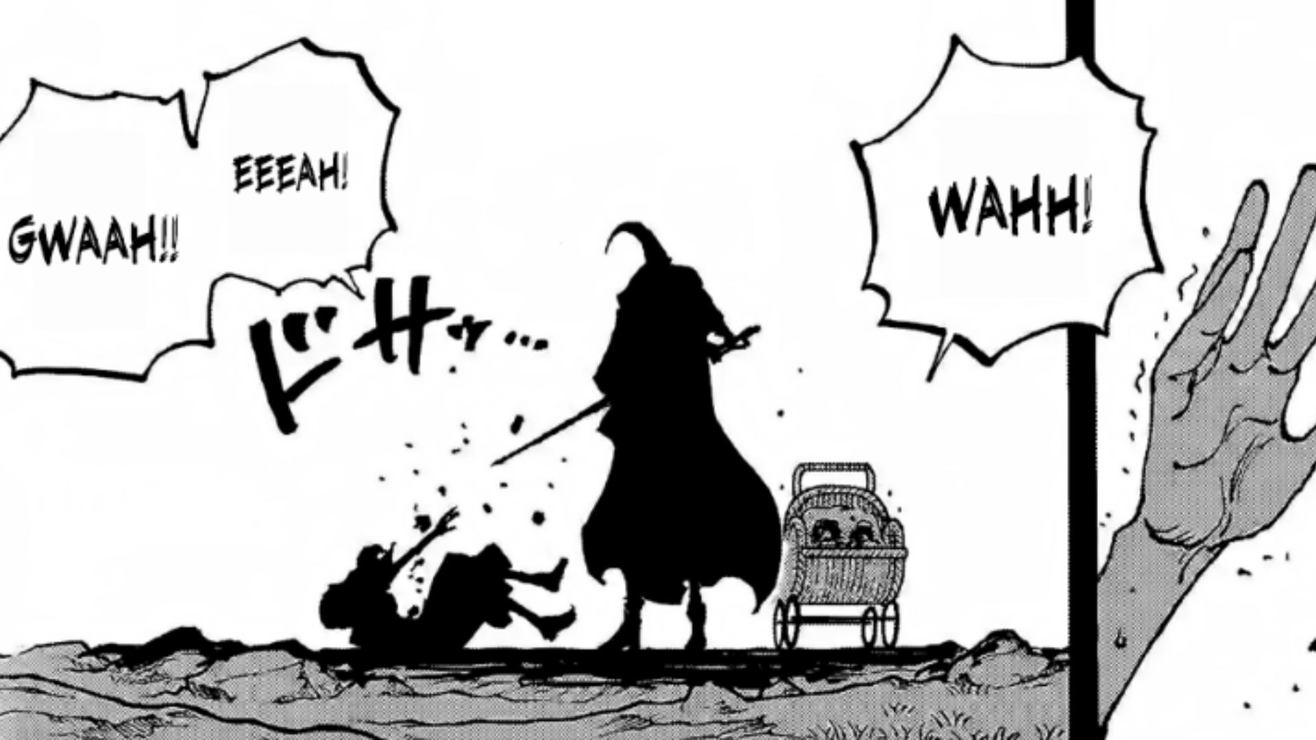 Saint Garling, as seen stabbing his wife (Image Source: Shueisha)
