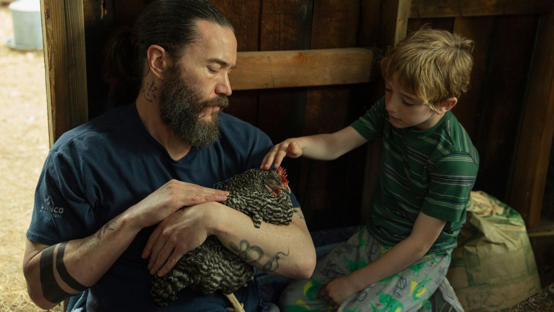 Tom Pelphrey and Ben Doherty in Task Episode 2 | Image Via: press.wbd.com