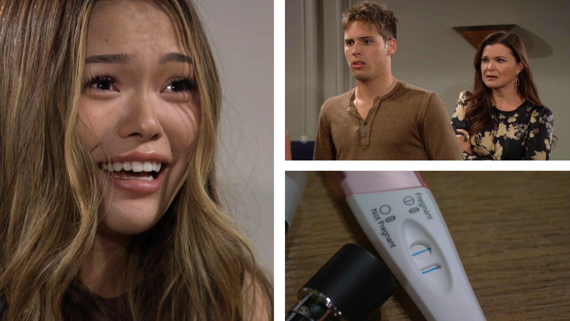 Luna, Will, and Katie on The Bold and the Beautiful | Images: CBS