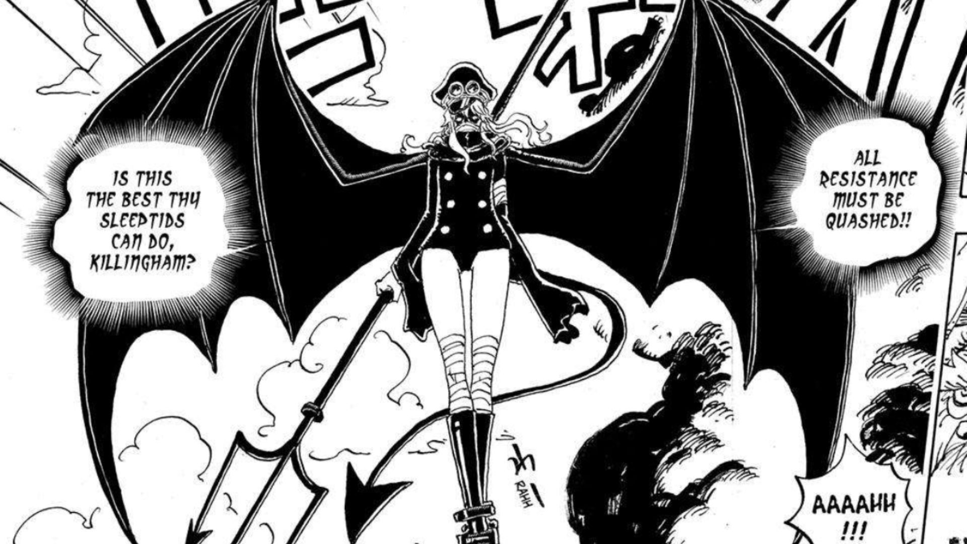 Gunko as seen in the Elbaf arc (Image Source: VIZ)