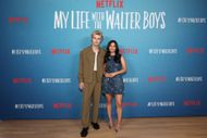 Noah LaLonde and Nikki Rodriguez at Netflix's "My Life With The Walter Boys" photo call in New York | Image via: Getty