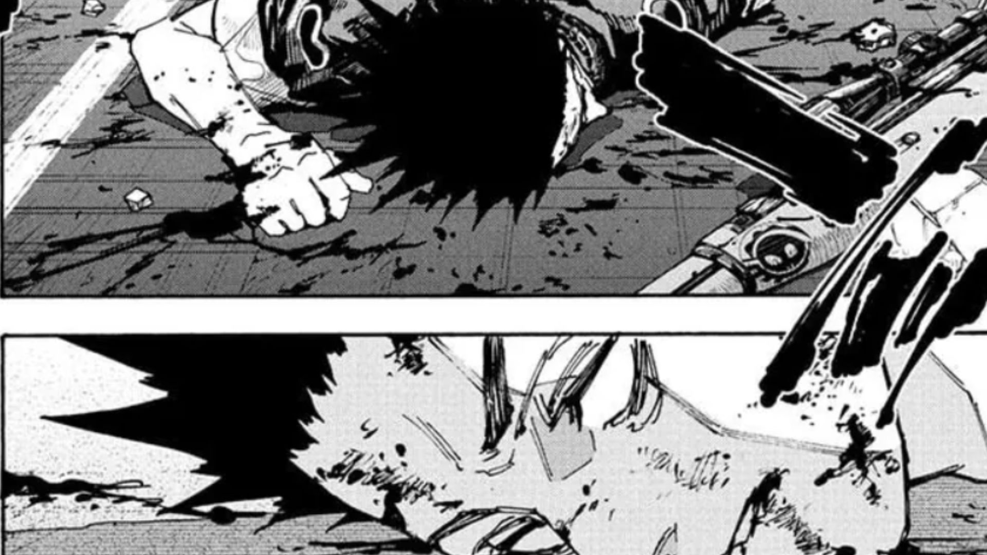 Heisuke gets taken down by Kumanomi (Image Source: VIZ)