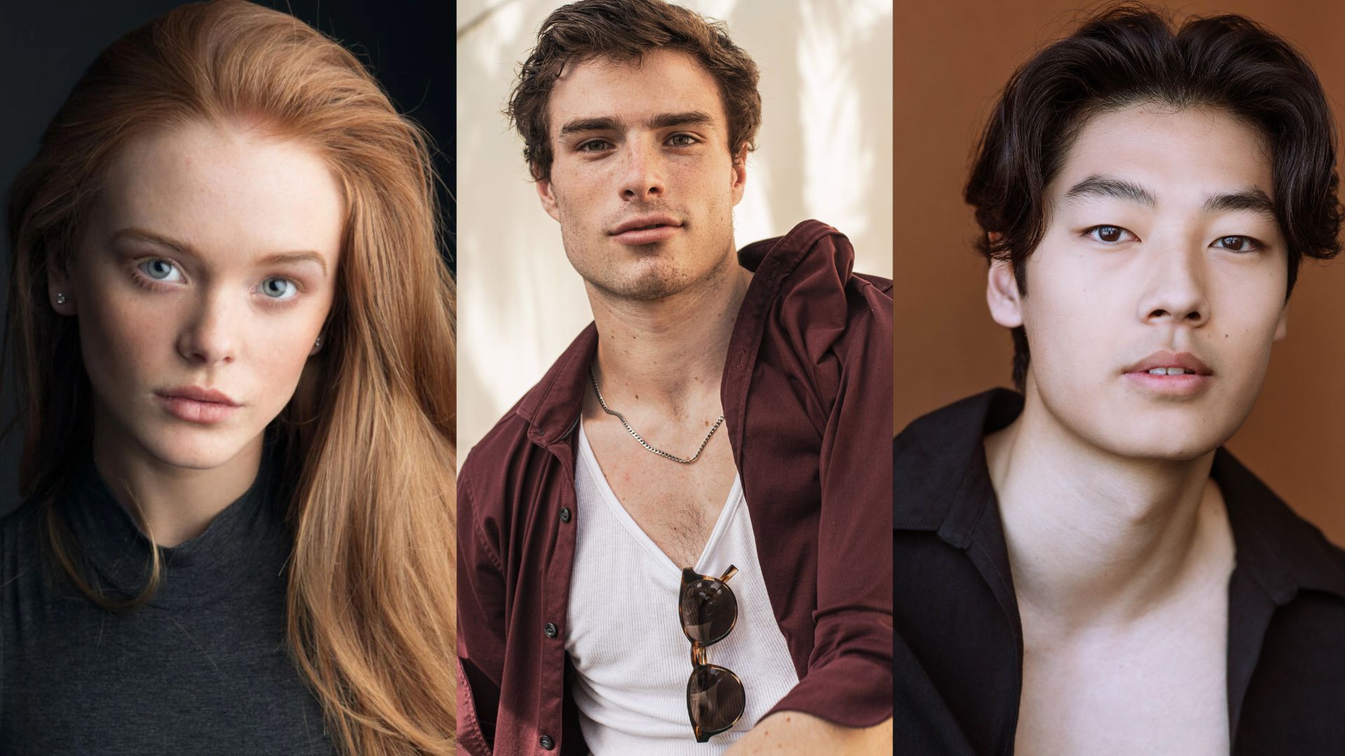 Abigail Cowen, Michael Bradway and Joseph Chiu | Images via IMDB