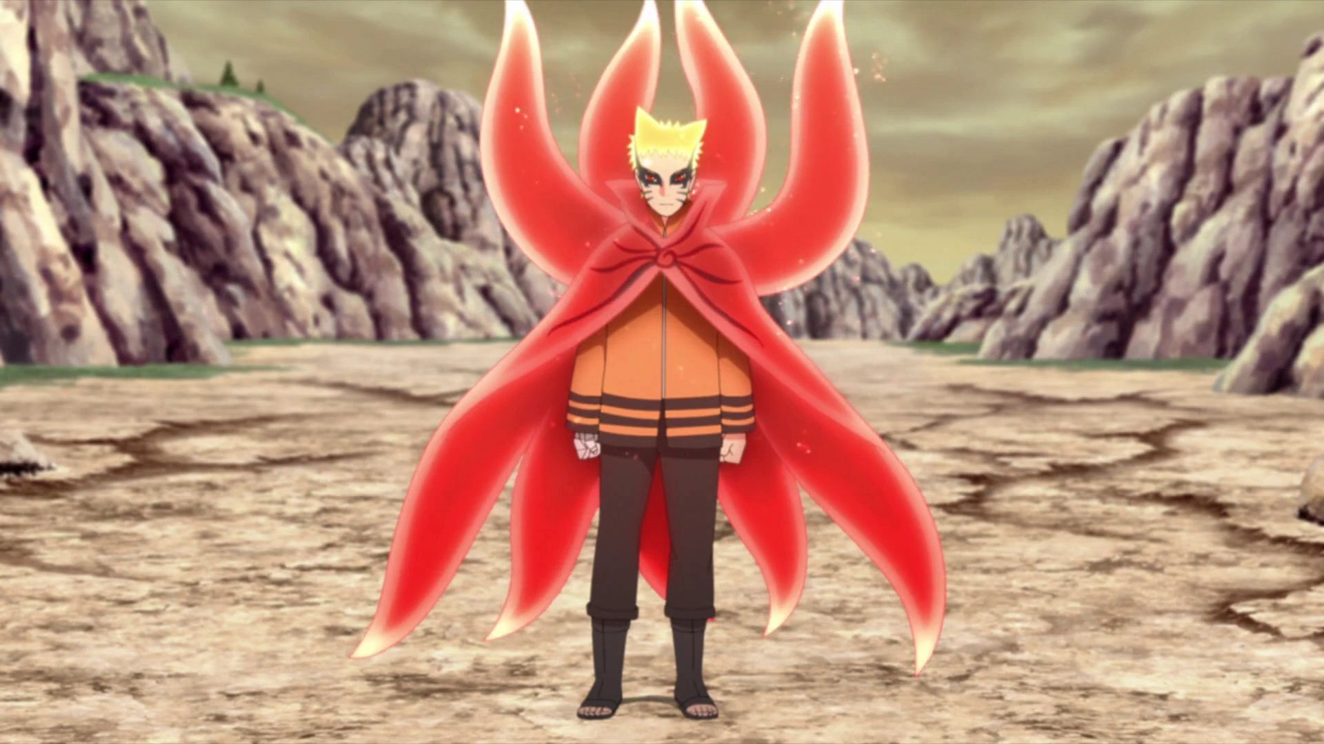 Naruto&#039;s Baryon Mode as seen in the anime series (Image credits: Studio Pierrot)