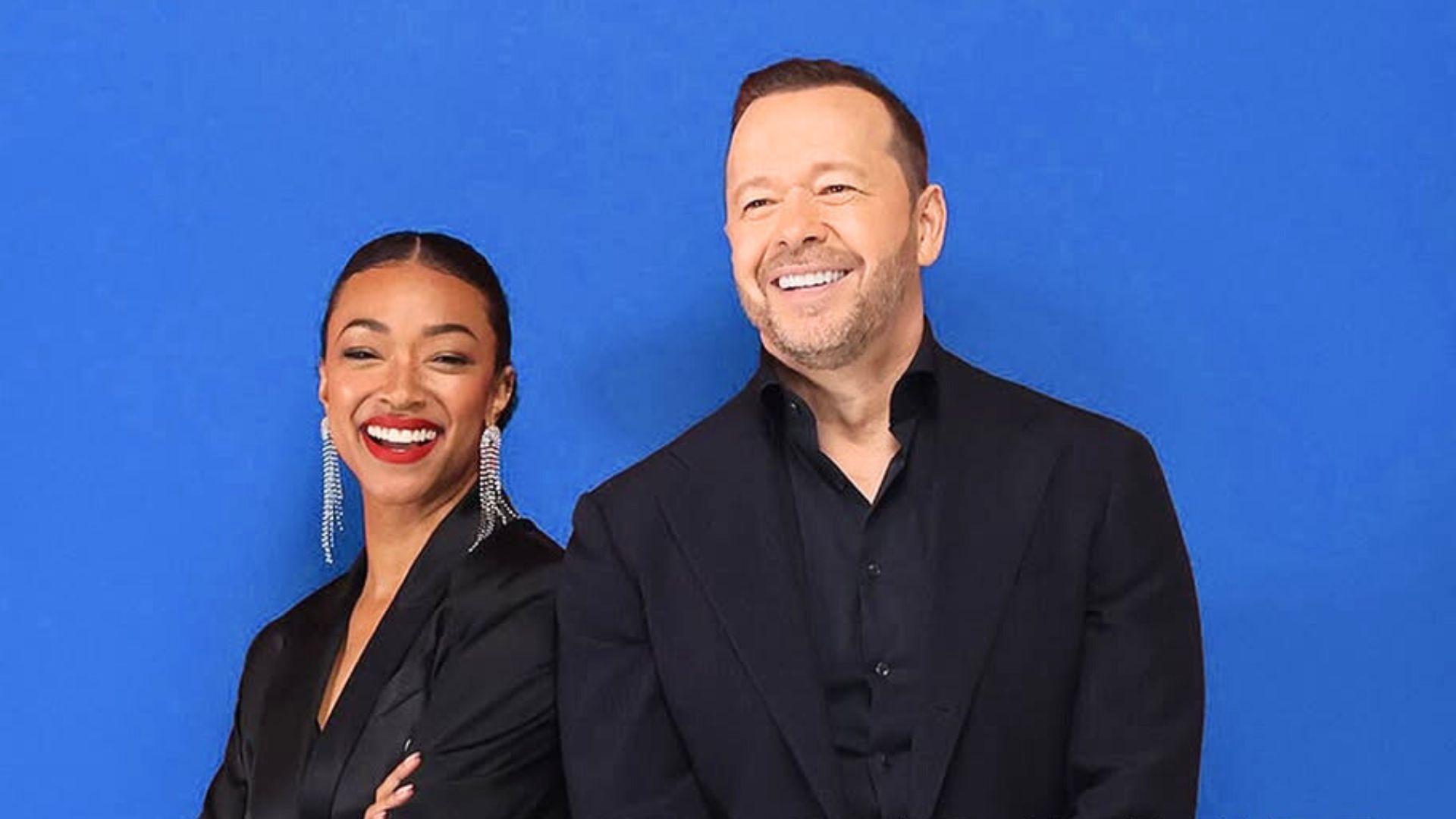 Sonequa Martin-Green and Donnie Wahlberg in Boston Blue | Image via Instagram: cbstv