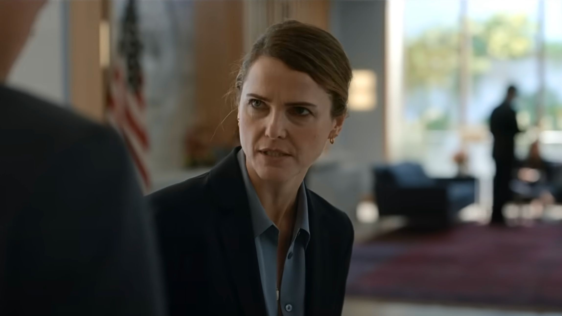 Keri Russell returns as Kate Wyler in The Diplomat Season 3 (Image via YouTube/Netflix)