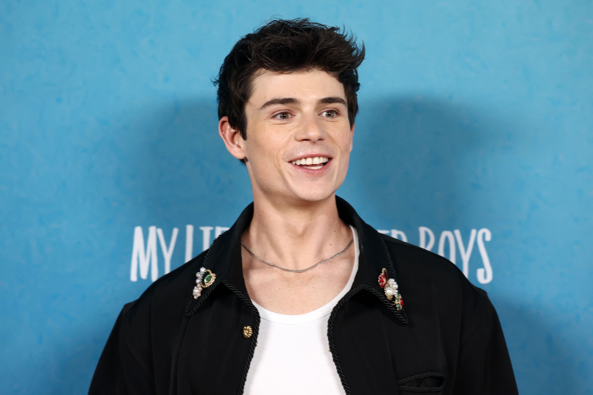 Ashby Gentry at Netflix&#039;s &quot;My Life With The Walter Boys&quot; photo call in New York | Image via: Getty