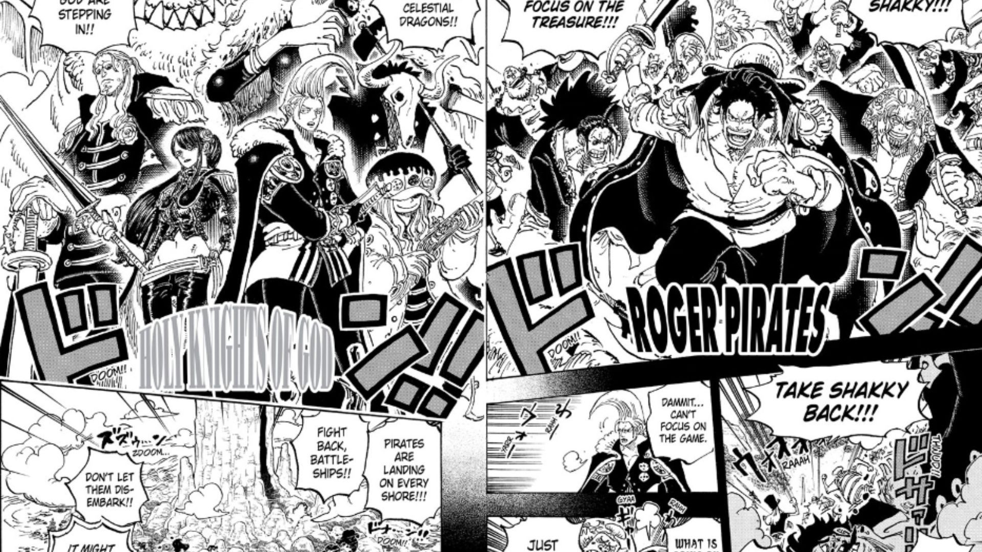 Roger Pirates and God Knights (Image Source: VIZ)