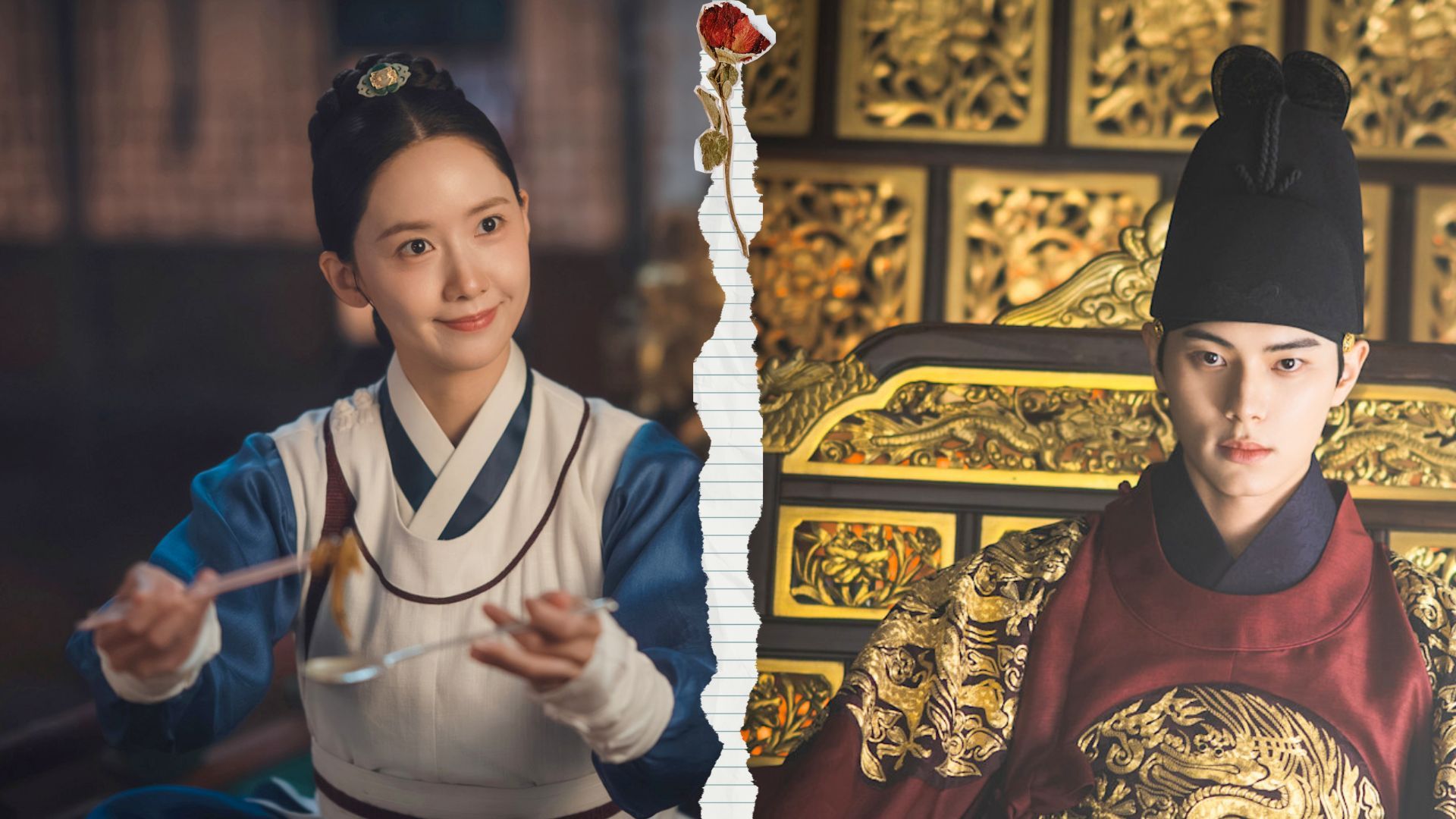 Scenes from Bon App&eacute;tit, Your Majesty | Image via: Netflix | Collage by: Beatrix Kondo of Soap Central