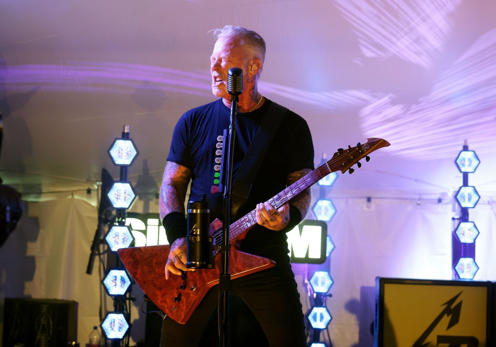 Metallica Performs Live For SiriusXM At Stephen Talkhouse In Amagansett NY - Source: Getty