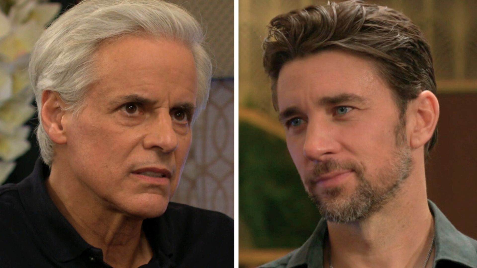 Michael Baldwin and Cane Ashby on The Young and the Restless | Images: CBS