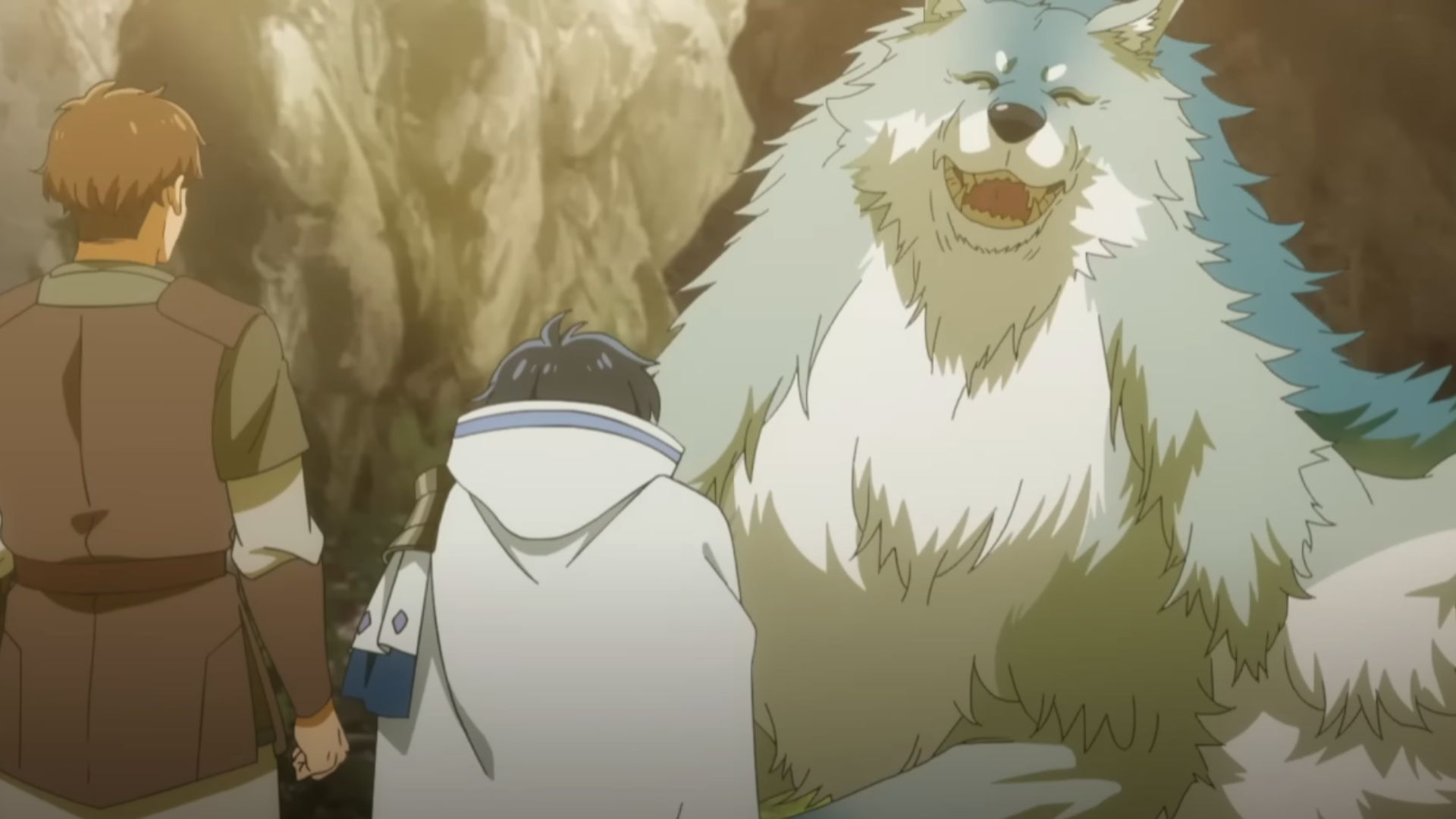Ryo meets the Guardian deity Nkuusin (Image Source: Typhoon Graphics and Wonderland)