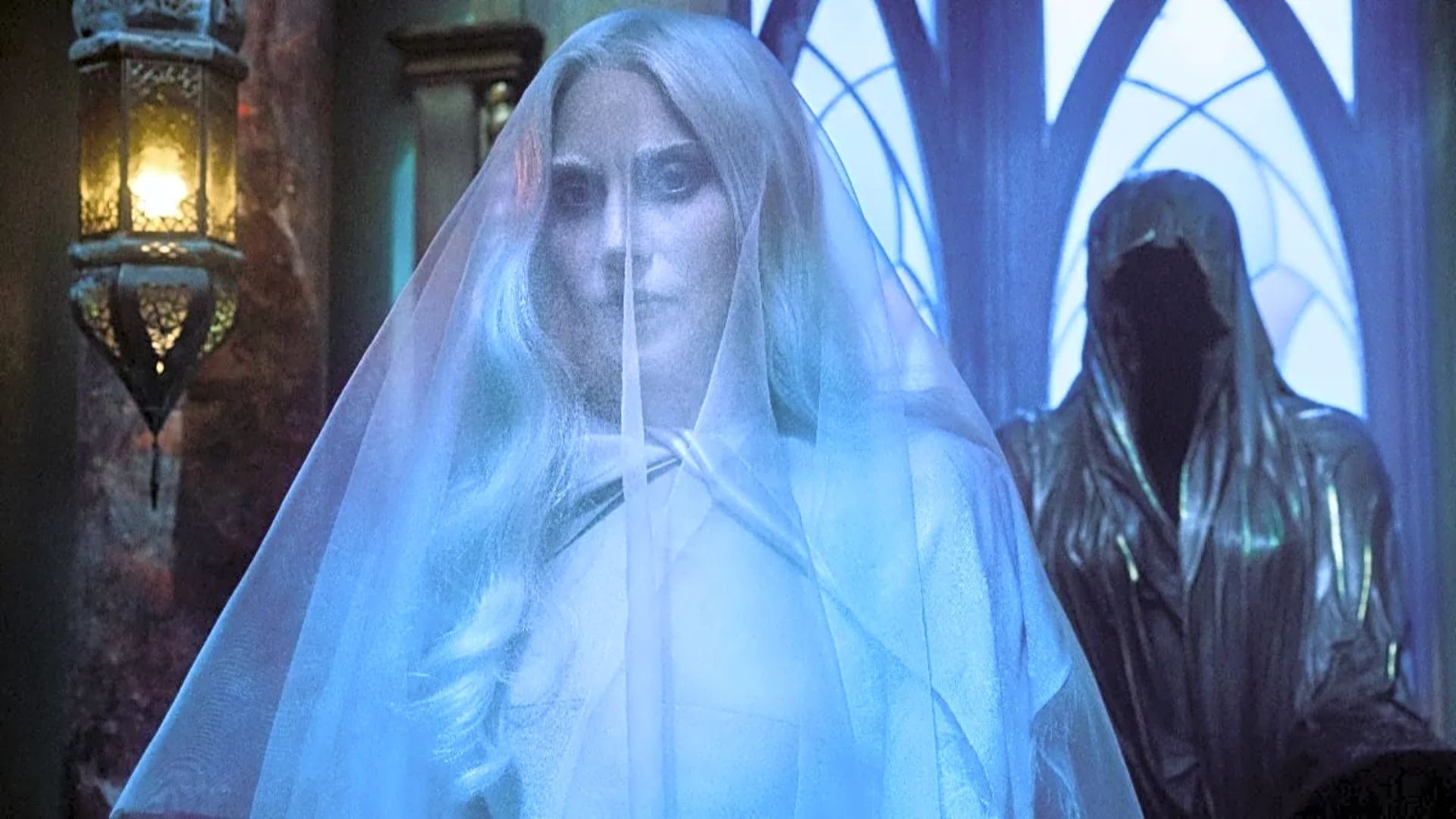 Lady Gaga as Rosaline Rotwood in Wednesday season 2 sparks a Freaky Friday-style body swap (Image via Netflix)