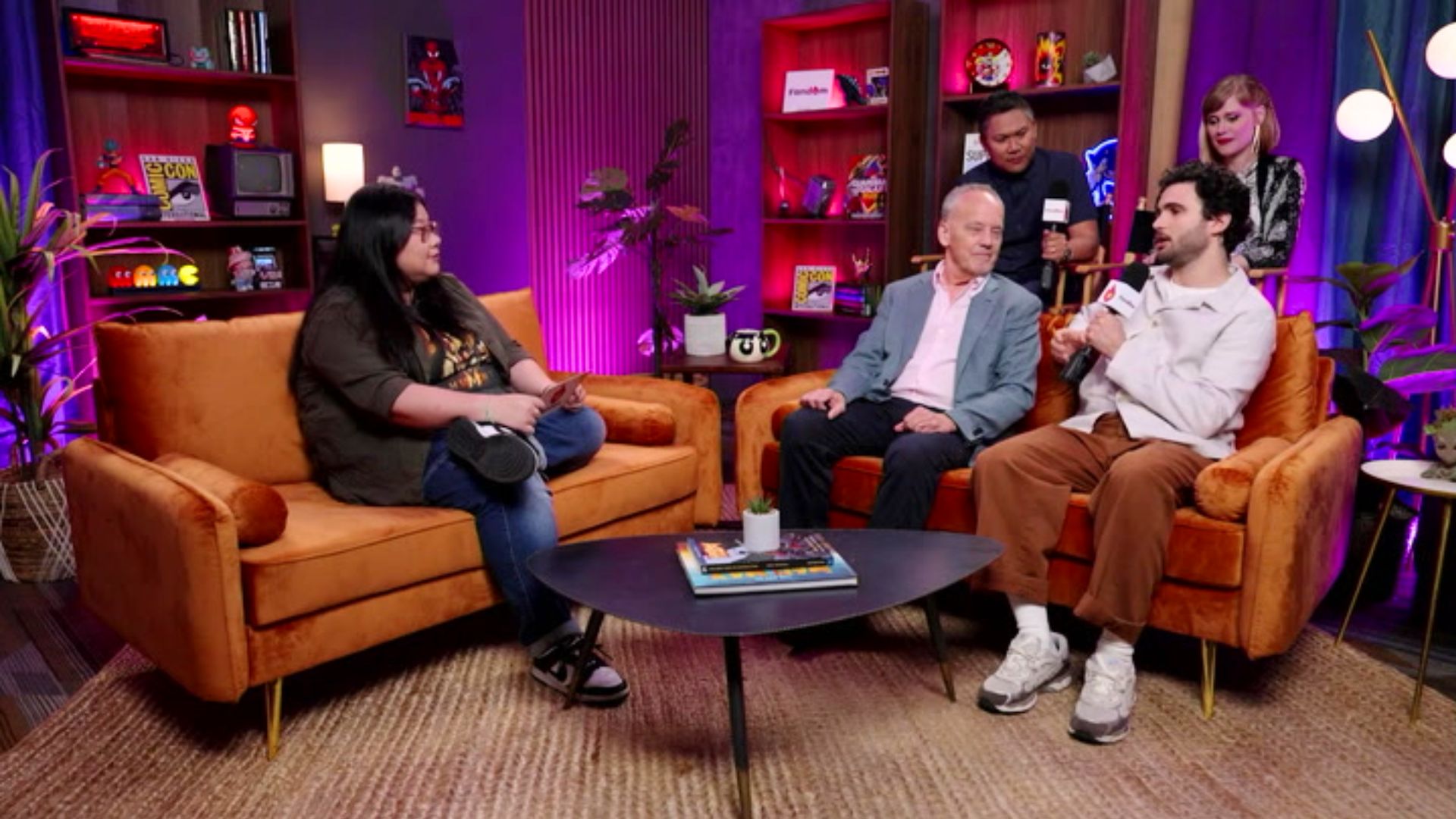 The podcast scene in Only Murders In The Building | Image via Hotstar