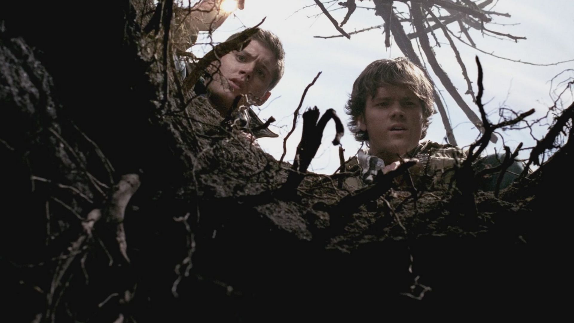 Sam &amp; Dean in 1 x 8 &quot;Supernatural&quot; - Bugs (Image Via: Prime Video)