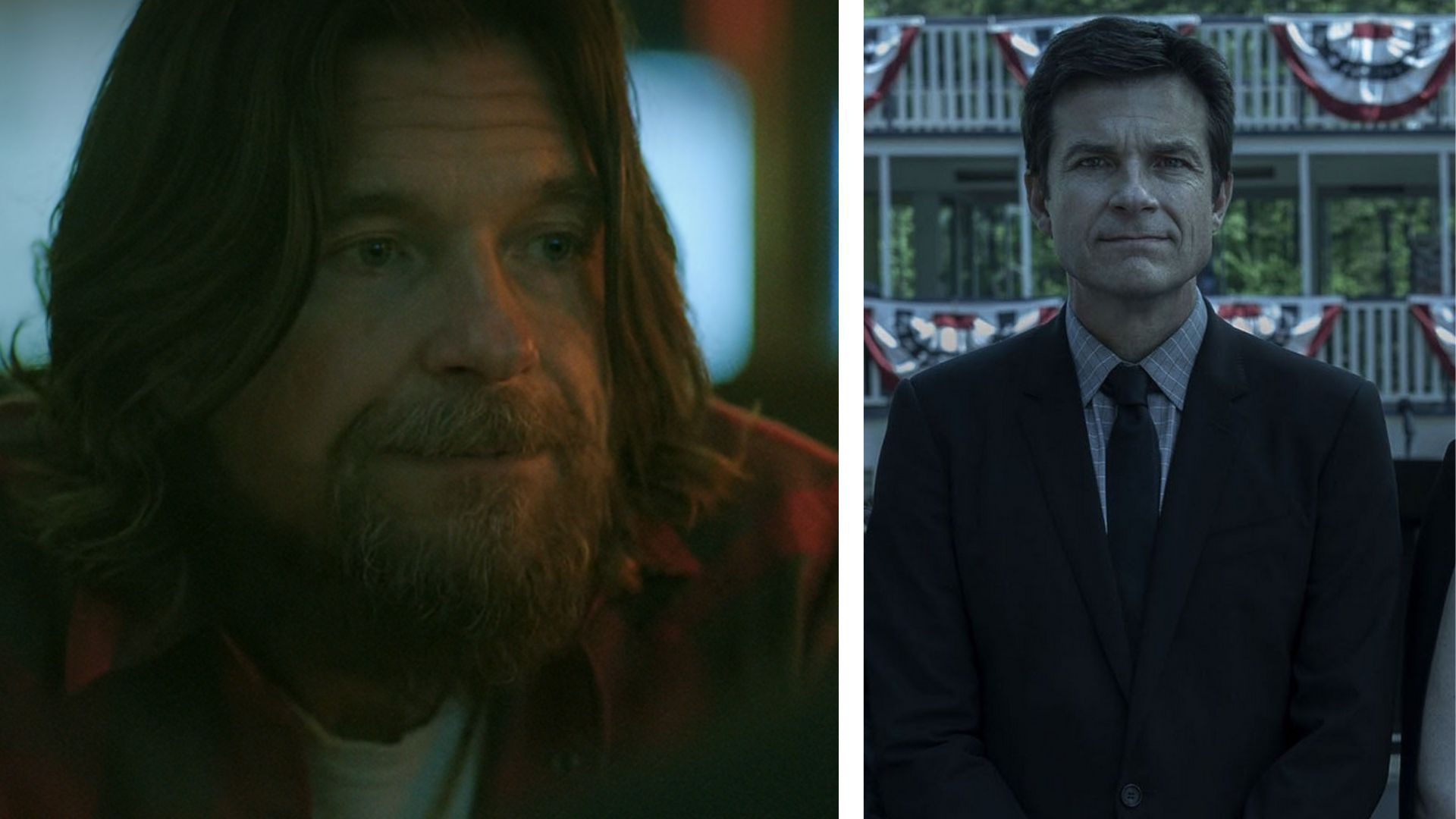 Jason Bateman as Vince in Black Rabbit and as Marty Byrde in Ozark (Image Via: Netflix)