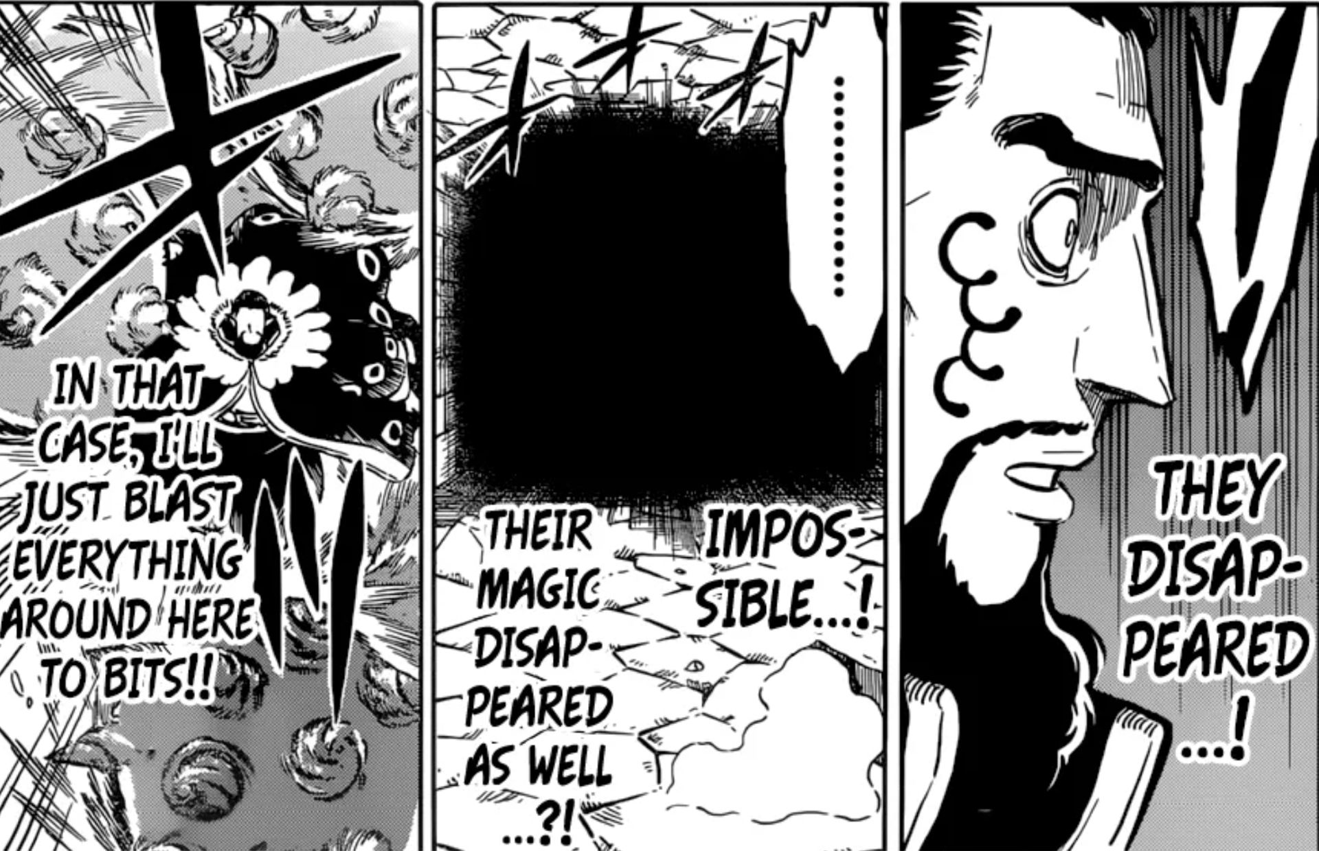 The elf&#039;s reaction to Gueldre and Revchi&rsquo;s ability (Image Credit: Shueisha)