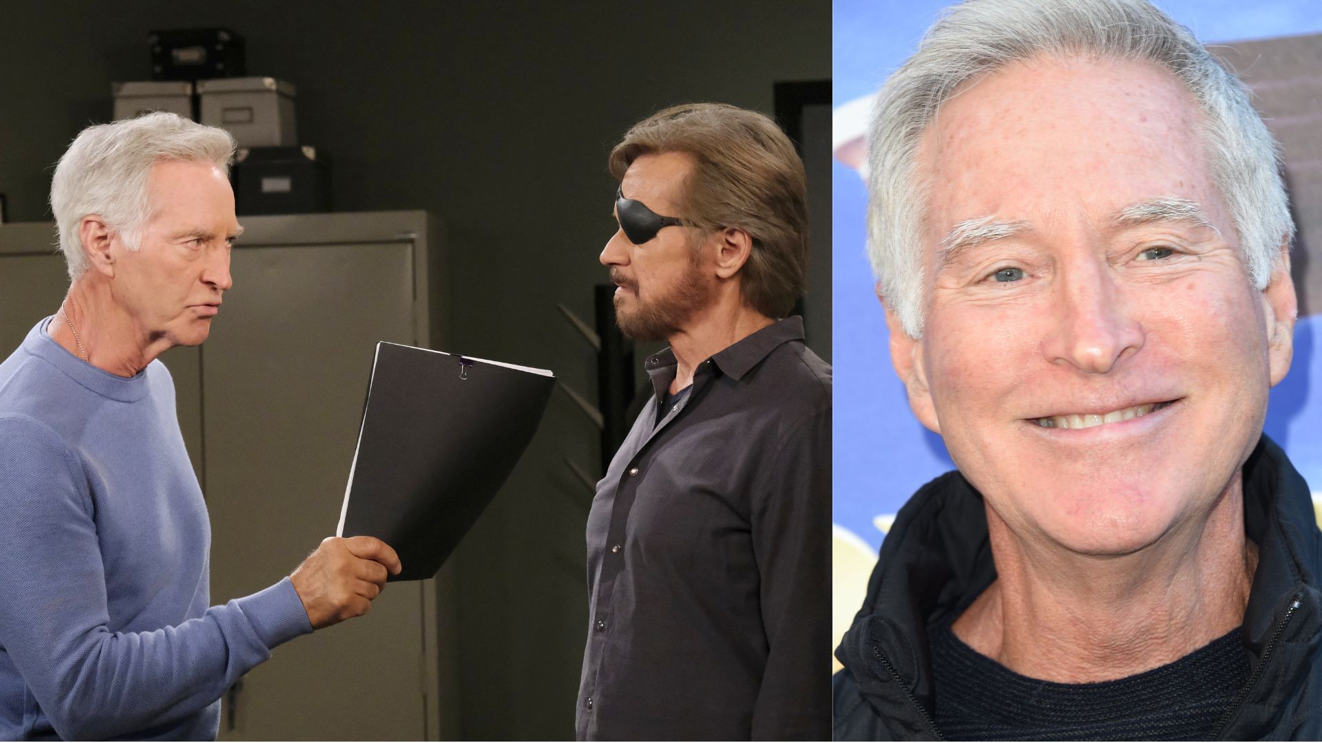 Stephen Nichols (Steve) is paying tribute to his late friend, the great Drake Hogestyn (John) on Days of our Lives | Image: JPI