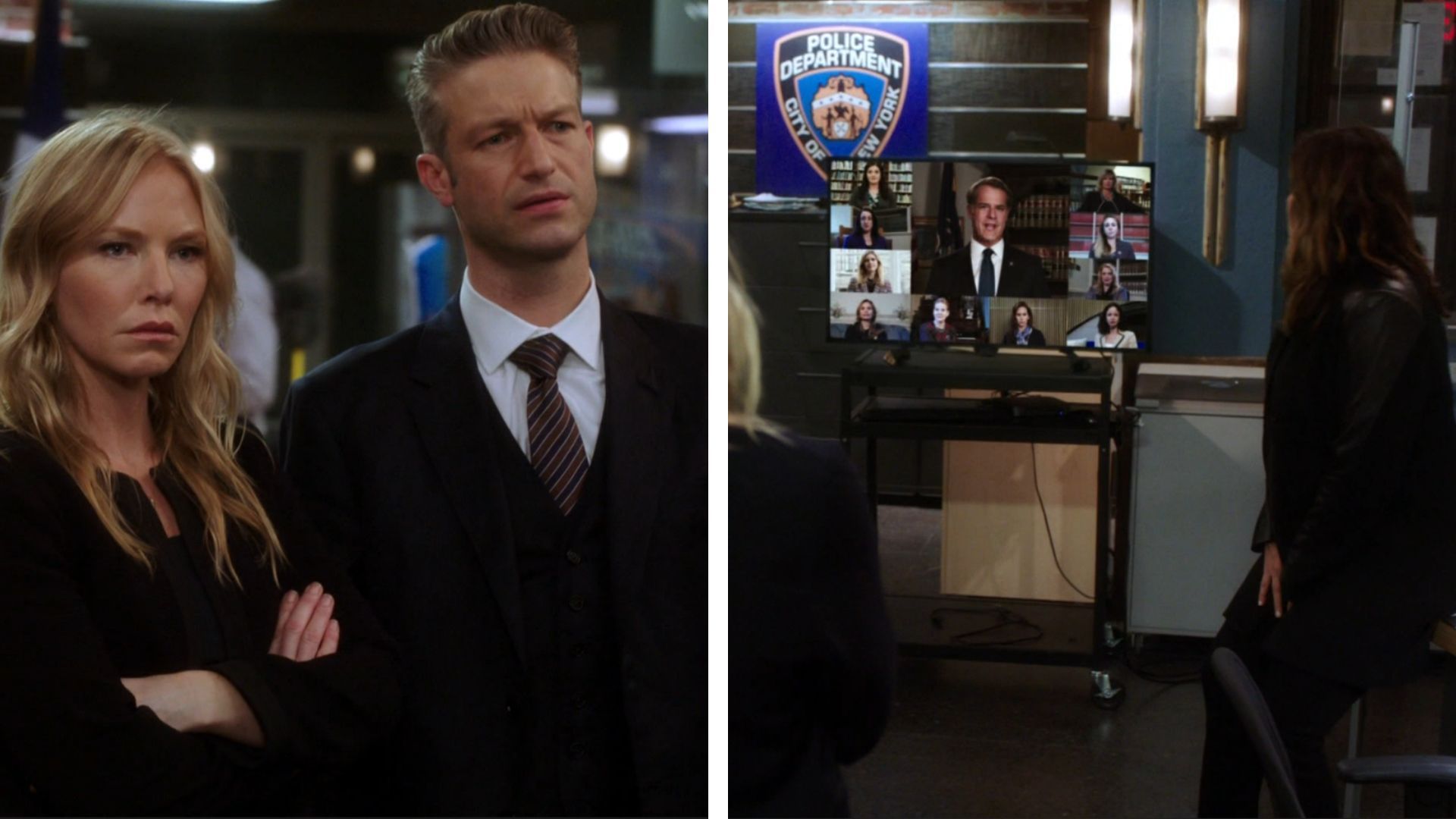 Chip Gallagher on TV in Law &amp; Order: SVU &ndash; The Long Arm of the Witness (Image Via: Peacock)