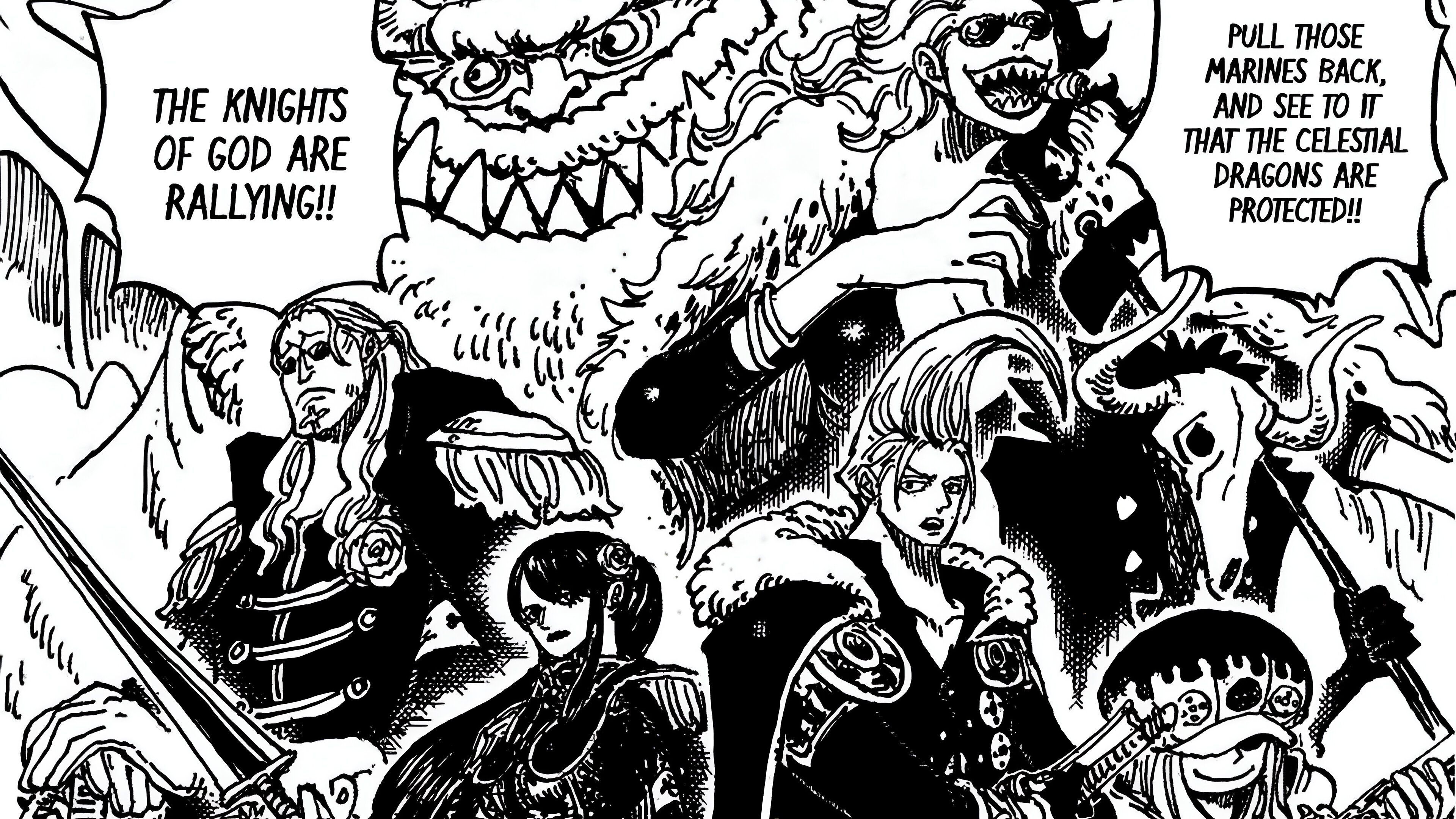 The God Knights as seen in One Piece 