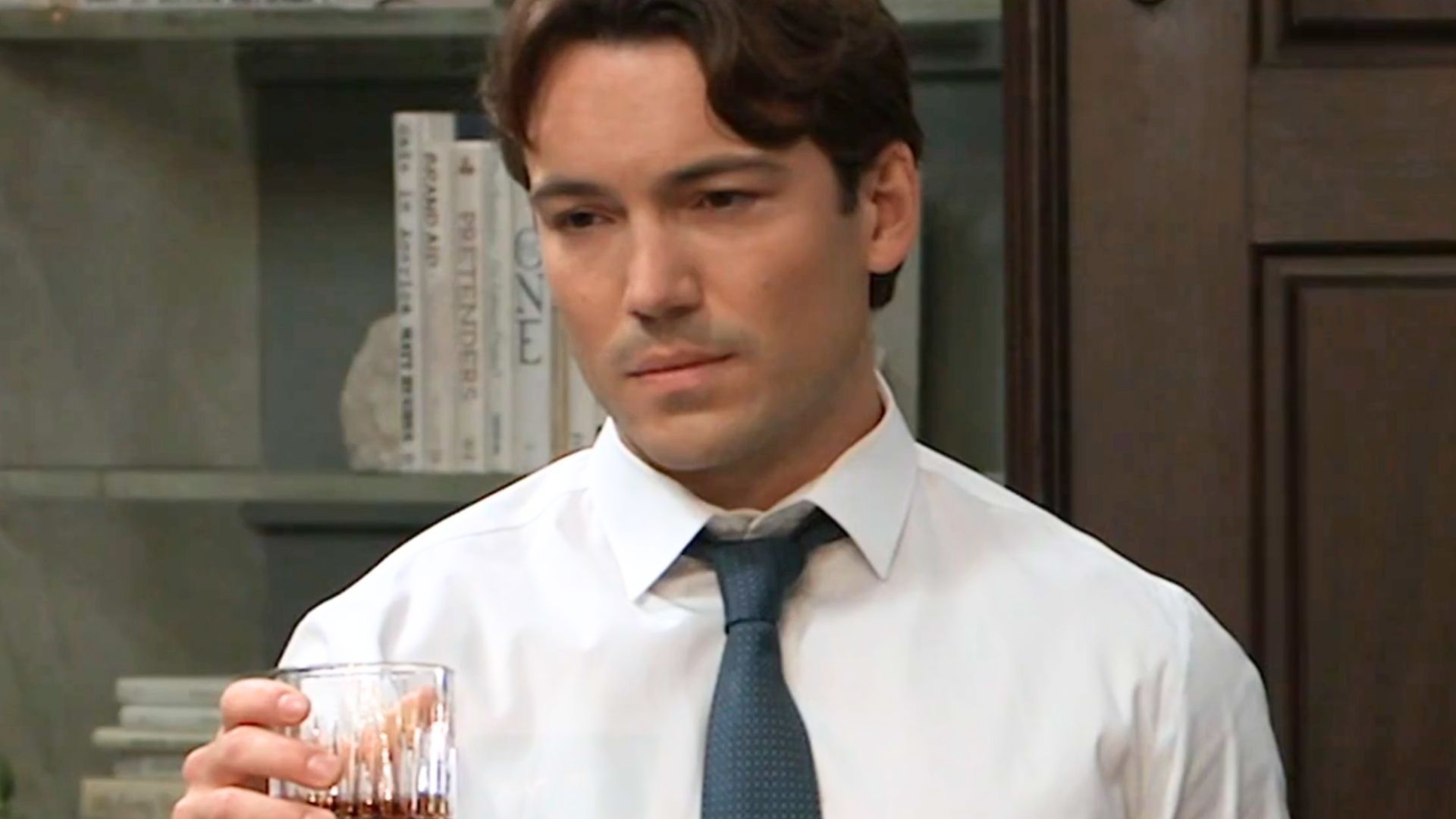 Michael toasts to his grandmother on General Hospital | Image: ABC