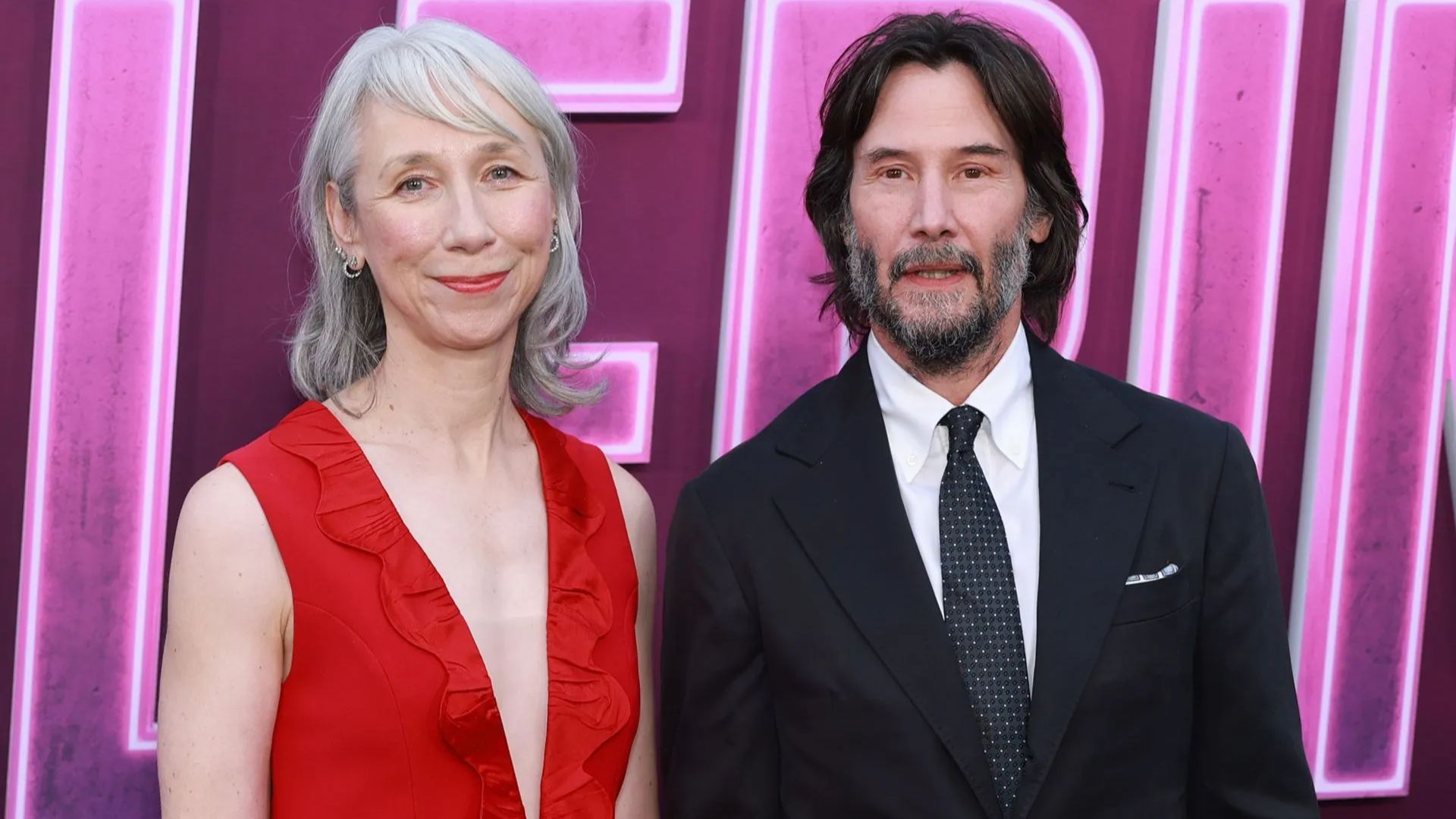 Keanu Reeves and Alexandra Grant