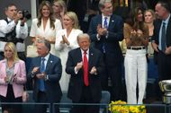 President Trump Travels To New York To Attend U.S. Open Finals - Source: Getty
