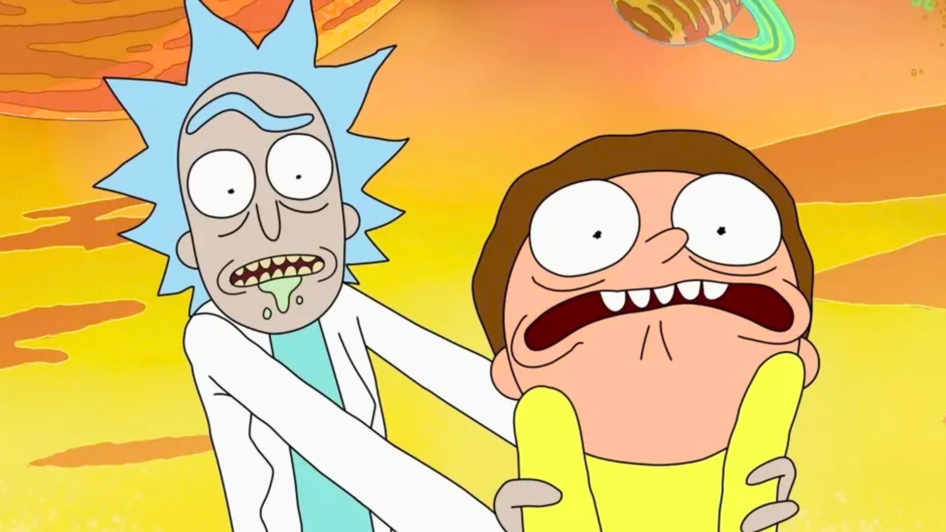Rick and Morty Season 8 takes the top spot on HBO Max, as it outpaces James Gunn&rsquo;s series (Image via HBO Max)