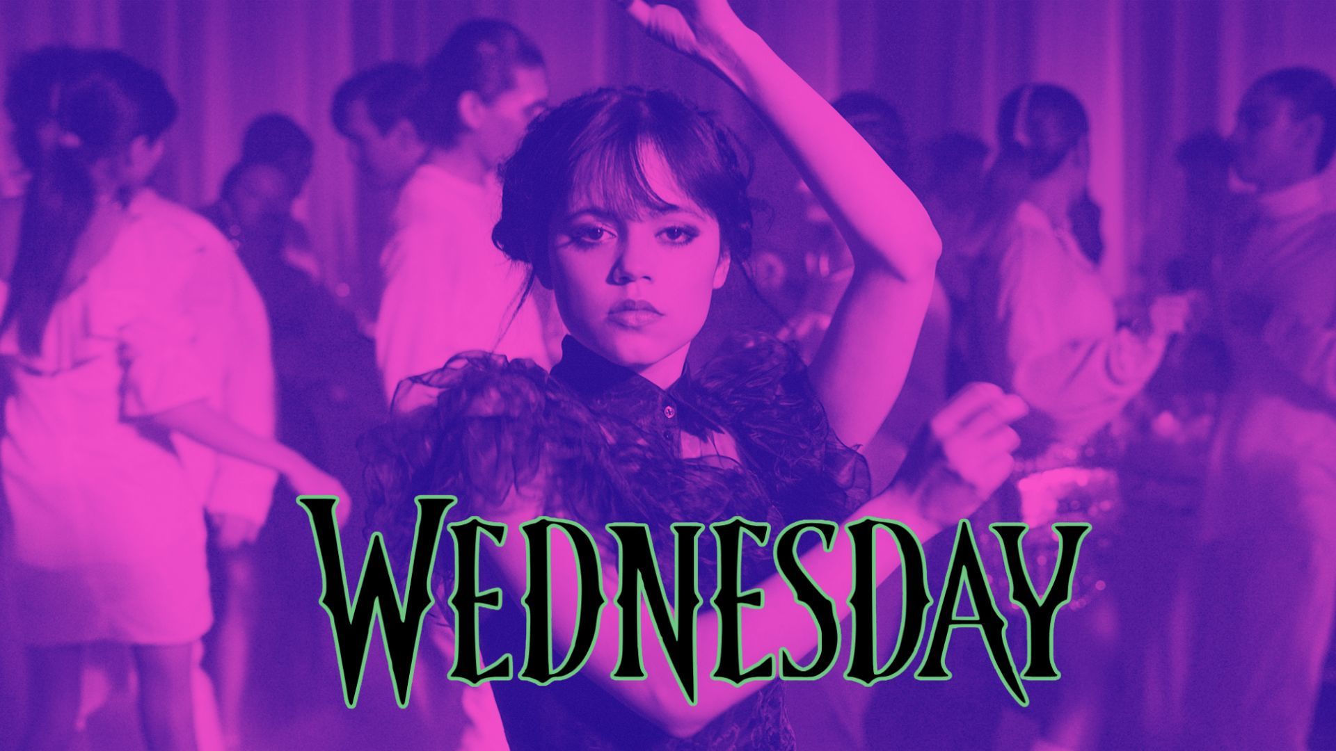 Scene from Wednesday Season 1 - the (in)famous Wednesday Dance | Image via: Netflix | Edited by: Beatrix Kondo of Soap Central