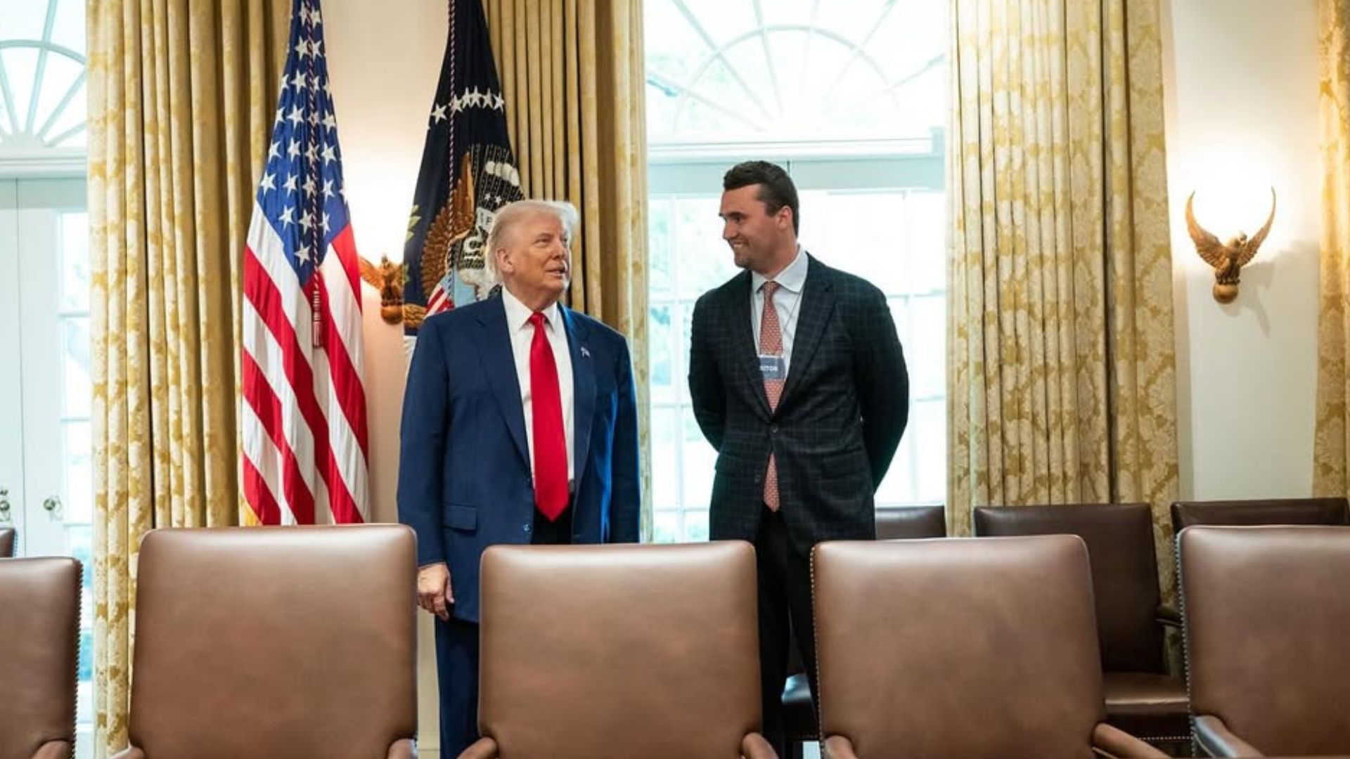 Charlie Kirk with Donald Trump | Image via Instagram/ @charliekirk1776