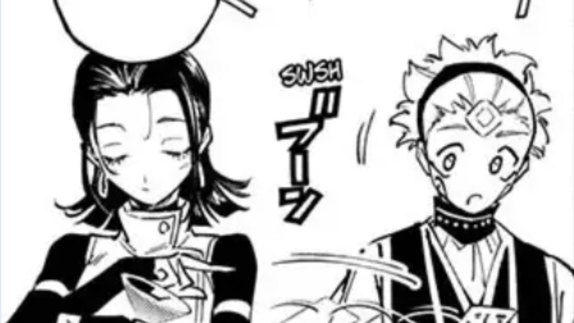 Maru (Alien) and Yuka (Image Credits: Shueisha)