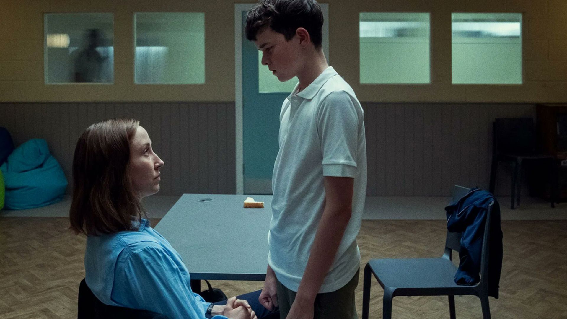 Jamie &amp; Briony in Episode 3 of Adolescence (Image Via: Netflix)