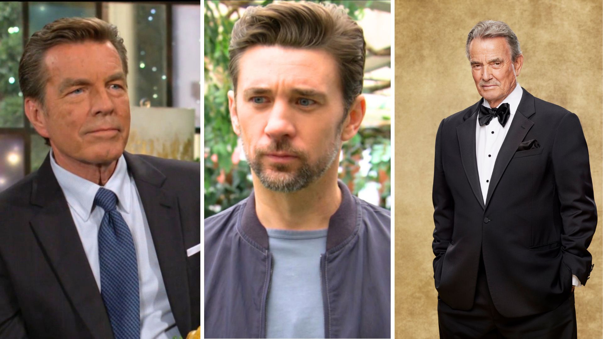 Jack (Peter Bergman), Cane (Billy Flynn), and Victor (Eric Braeden) are headed for an epic battle on The Young and the Restless | Image: CBS, CBS/Sonja Flemming