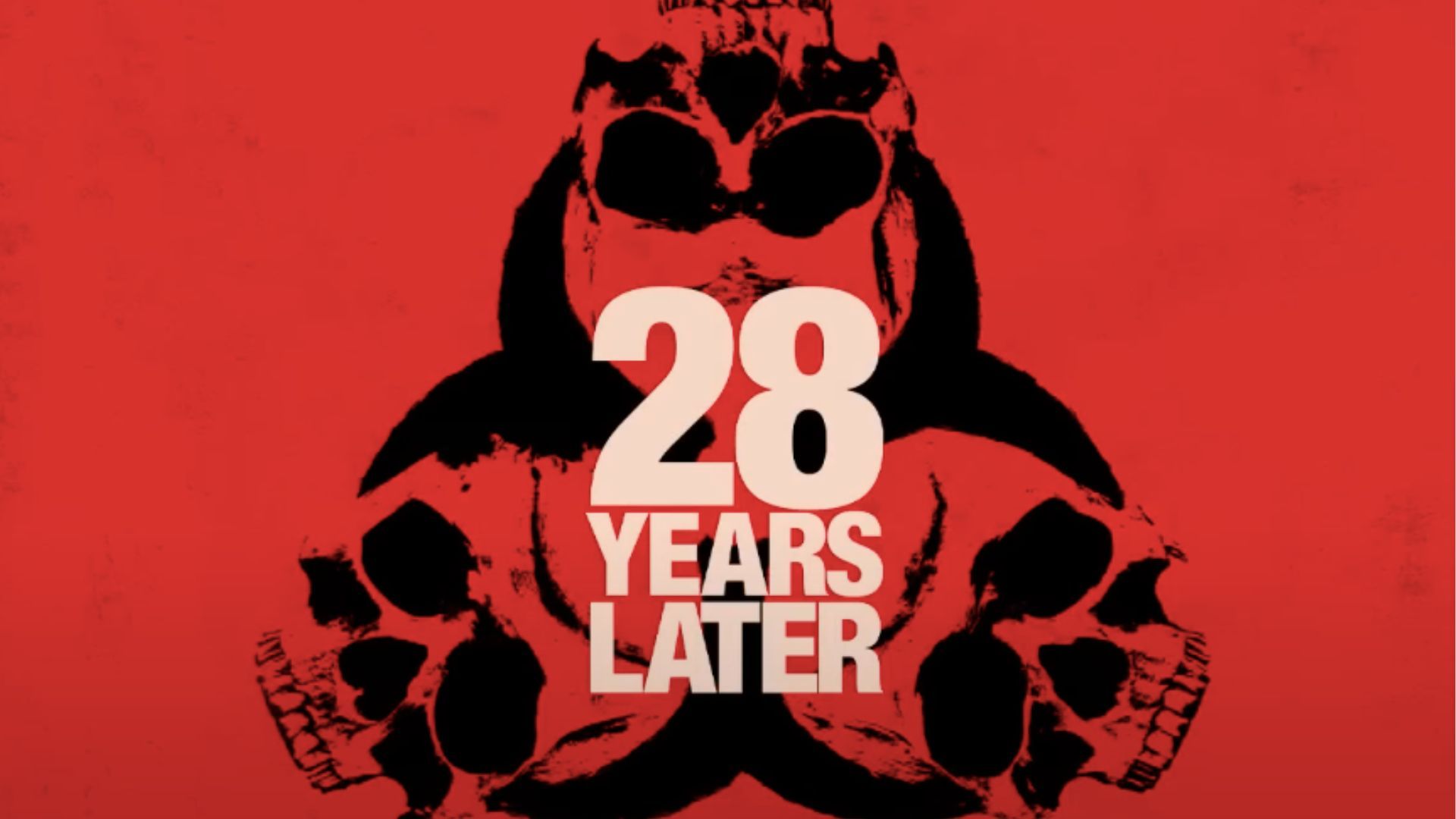 The title card of 28 Years Later